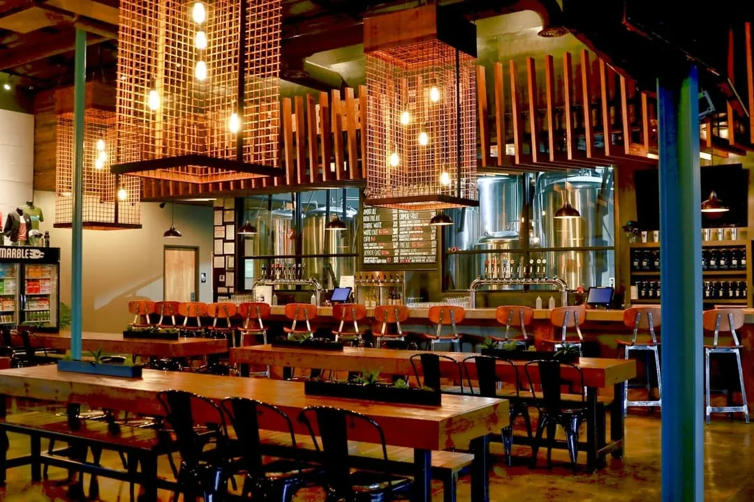 Marble Brewery - Heights - Interior - Lighting and Accents