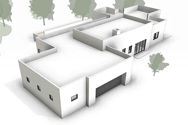 Memmer Residence - 3D Renderings - Exterior View