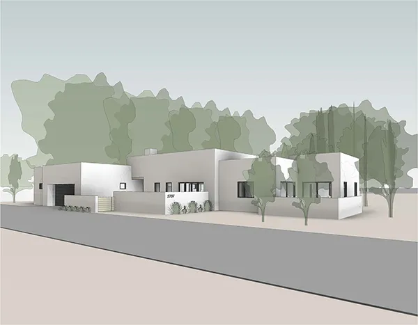 Memmer Residence - 3D Renderings - Curb Appeal