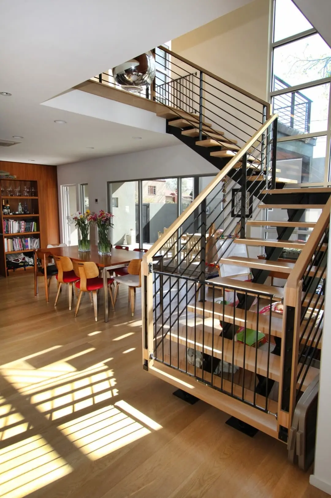 Turner Residence - Interiors - Stairs and Sunlight