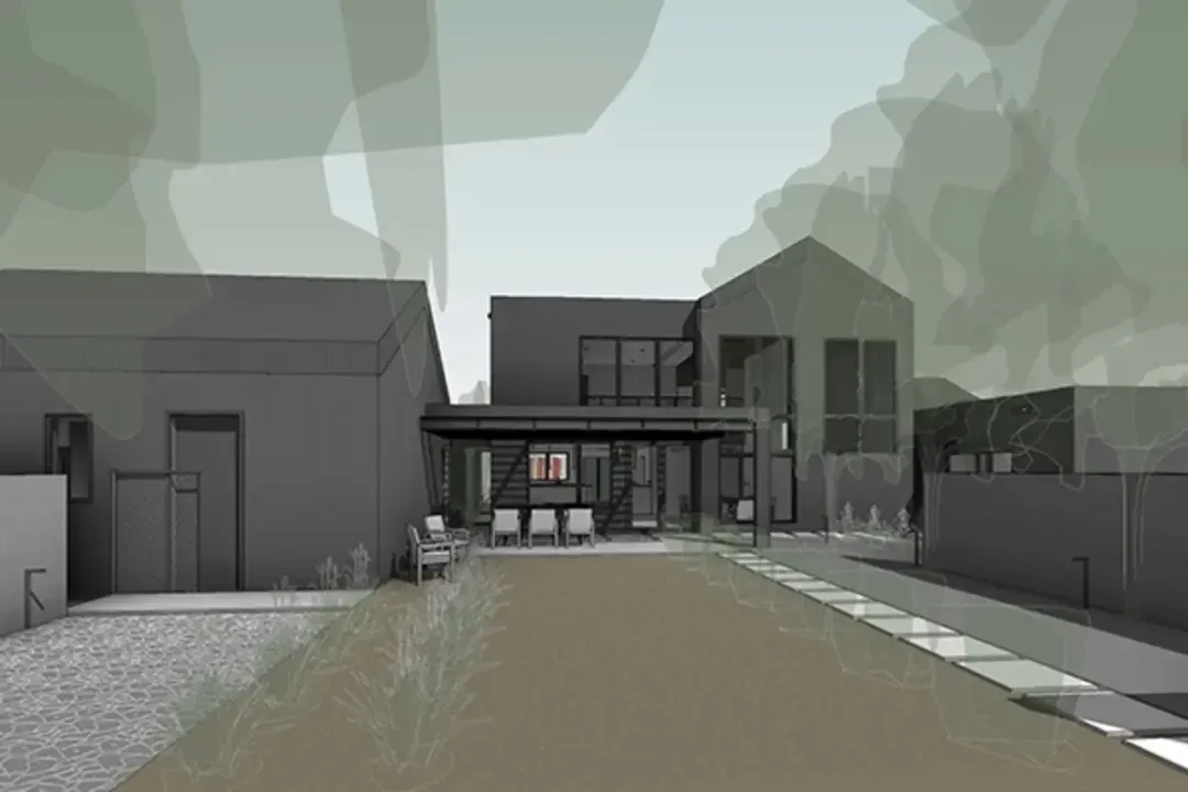 Masters Borin Residence - 3D Renderings - Exterior Views