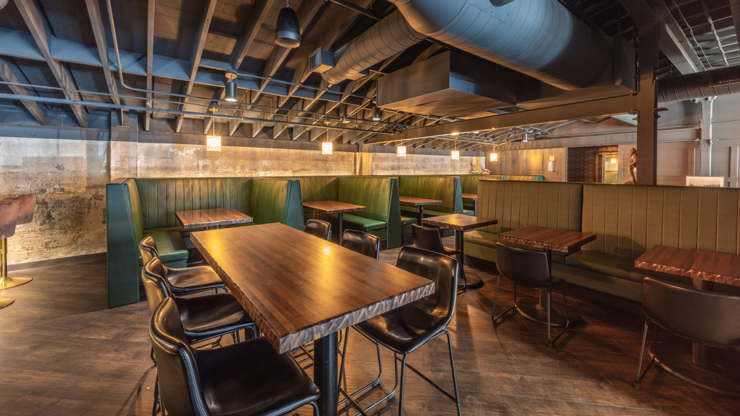 View of indoor dining at Ex Novo Downtown